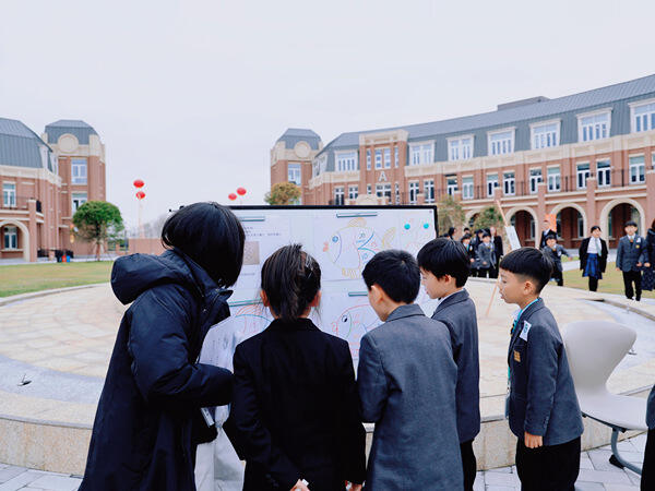 在校100天庆典,南通惠立学校